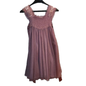 Luna Luna Copenhagen dusty rose fairy taile sparkle tulle girls dress sz 12 Girl